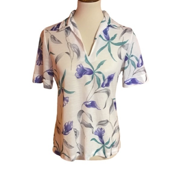 Vintage 70s floral top - Picture 1 of 7
